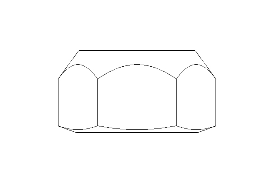 Hexagon nut M6 A2 DIN980