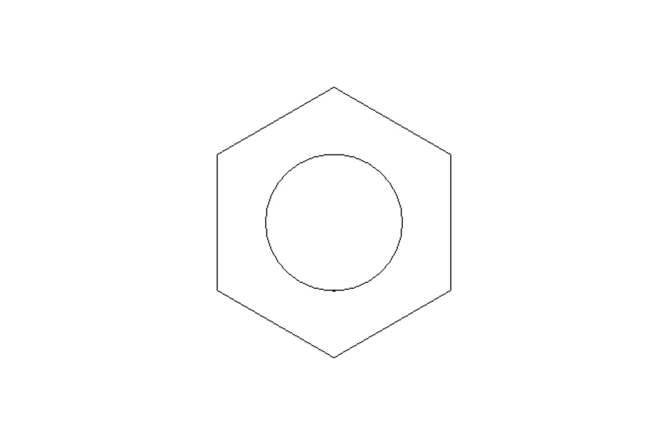 Hexagon nut M16 St-Zn DIN985