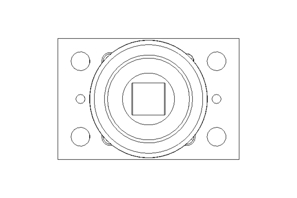 Combined bearing with plate