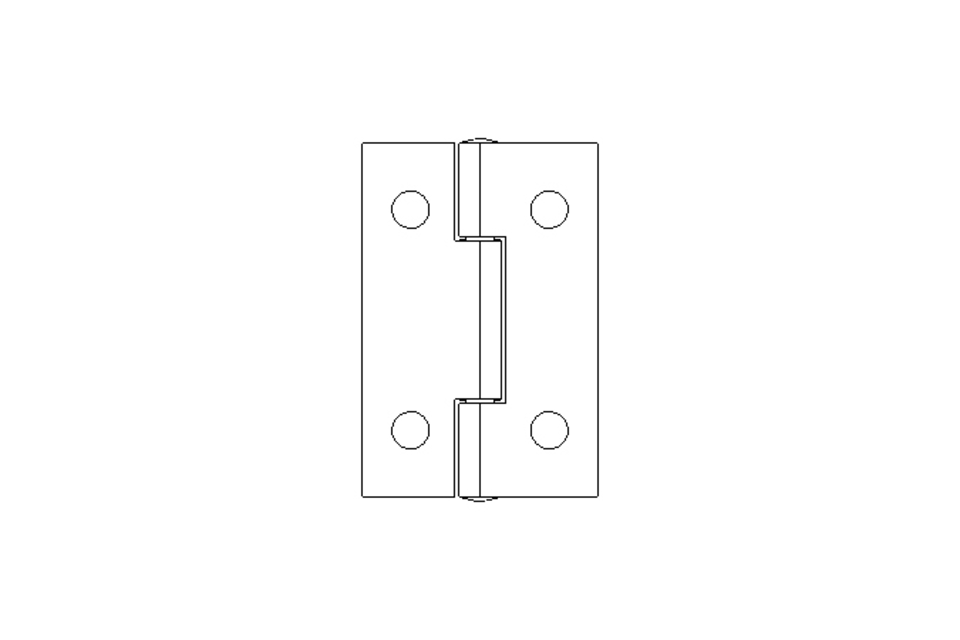 Hinge 27x40 A2 DIN 7945