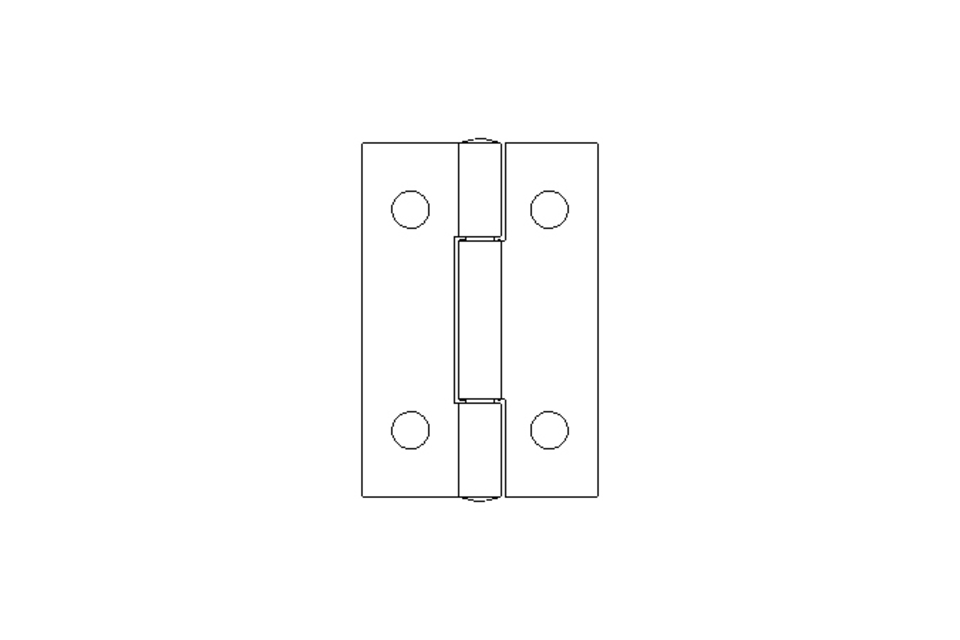 Hinge 27x40 A2 DIN 7945