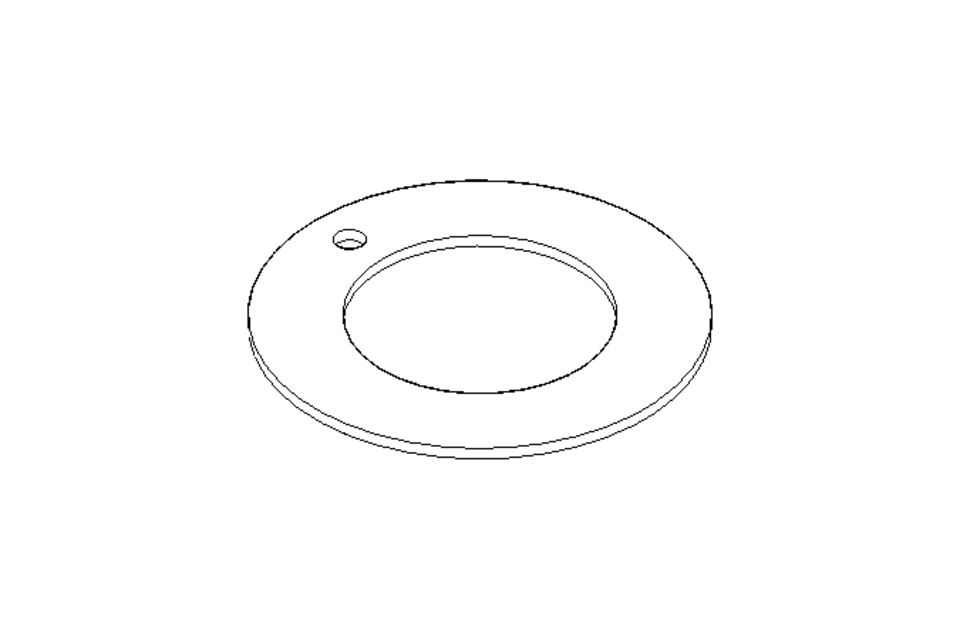 止推垫片 PAWP10 32x54x1,5 Permaglide-P10