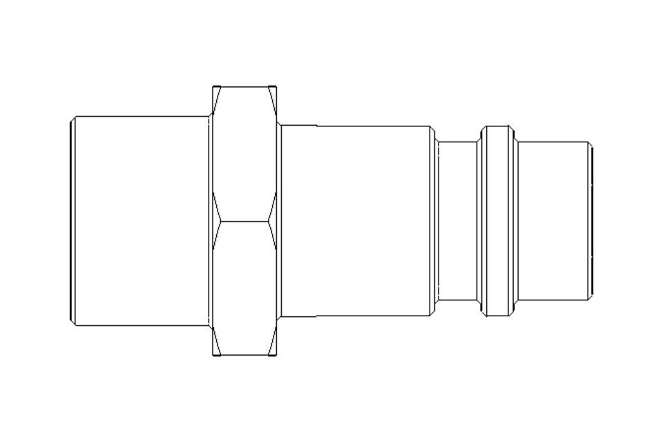 Coupling plug R1/4