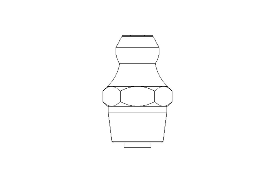 Grease fitting AM 8x1 DIN 71412