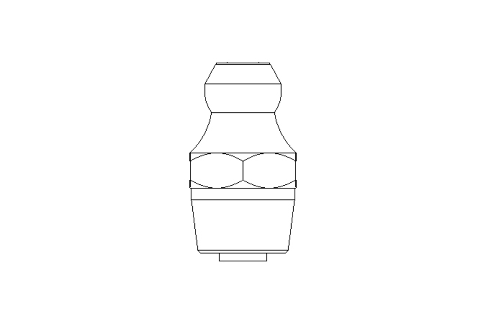 Grease fitting AM 8x1 DIN 71412