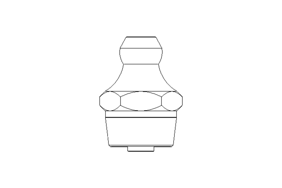 Grease fitting AM 10x1 DIN 71412