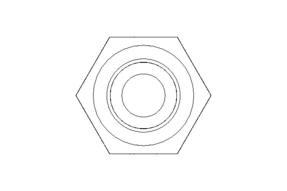 Hexagon screw M4x8 A2 70 ISO4017