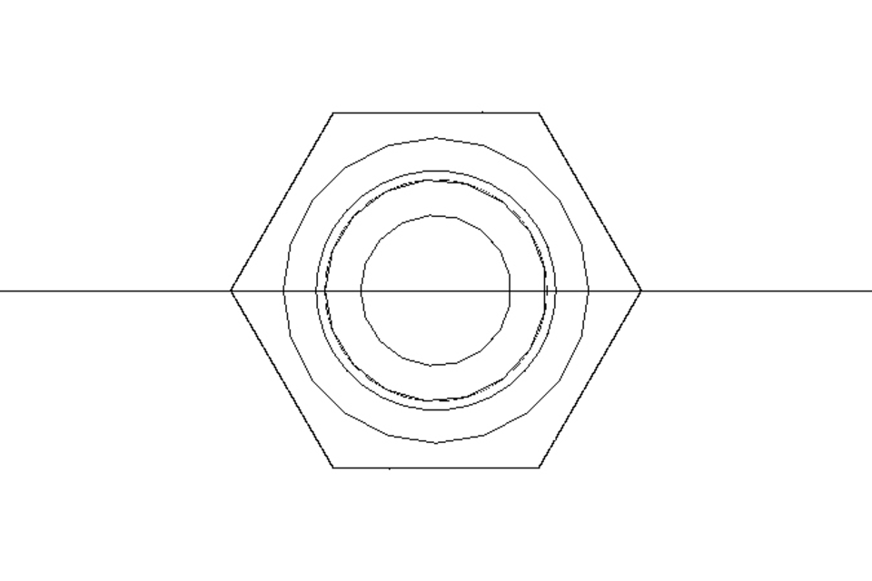 Hexagon screw M5x40 A2 70 ISO4017