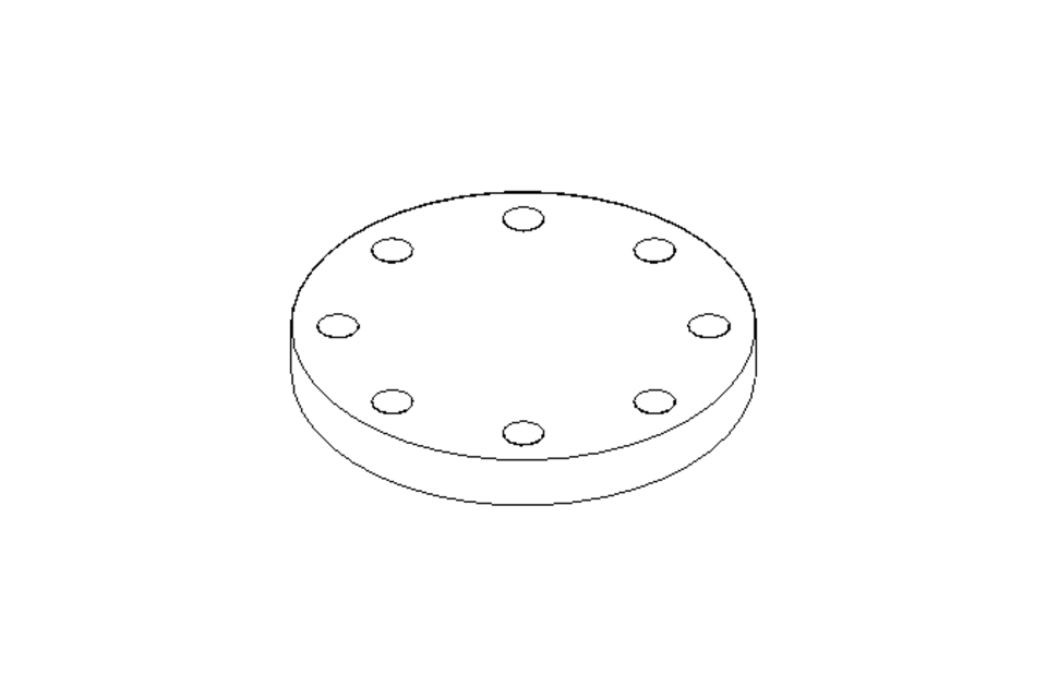 FLANGE DN80 PN40 1.0460 DIN EN 1092-1