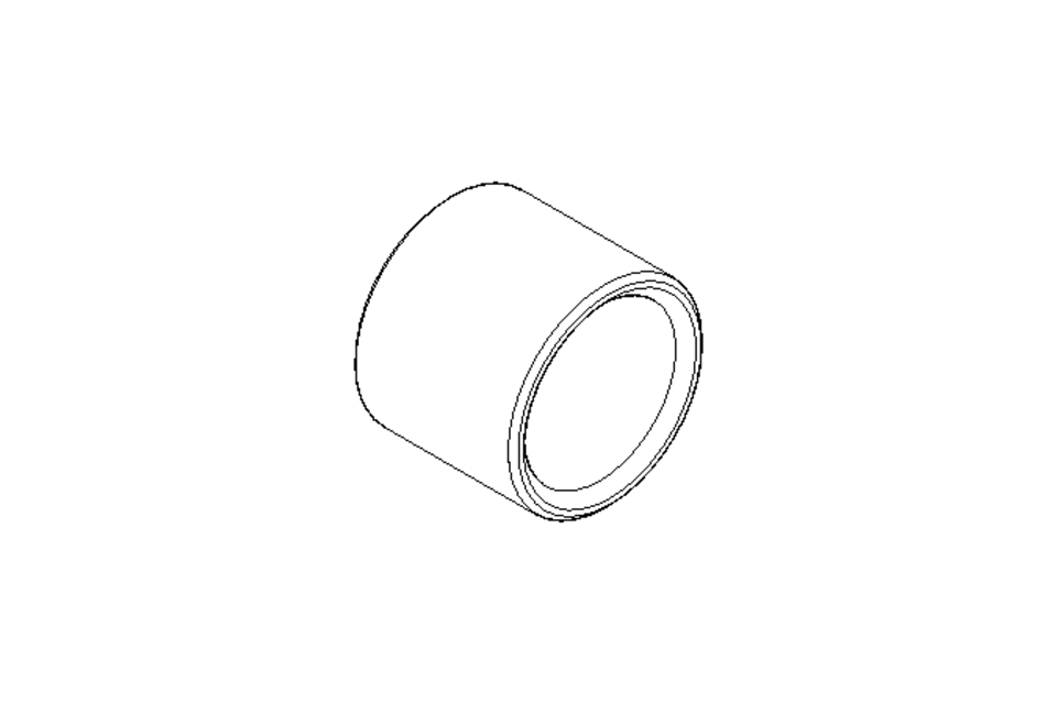 Plain bearing bush 15x19x16