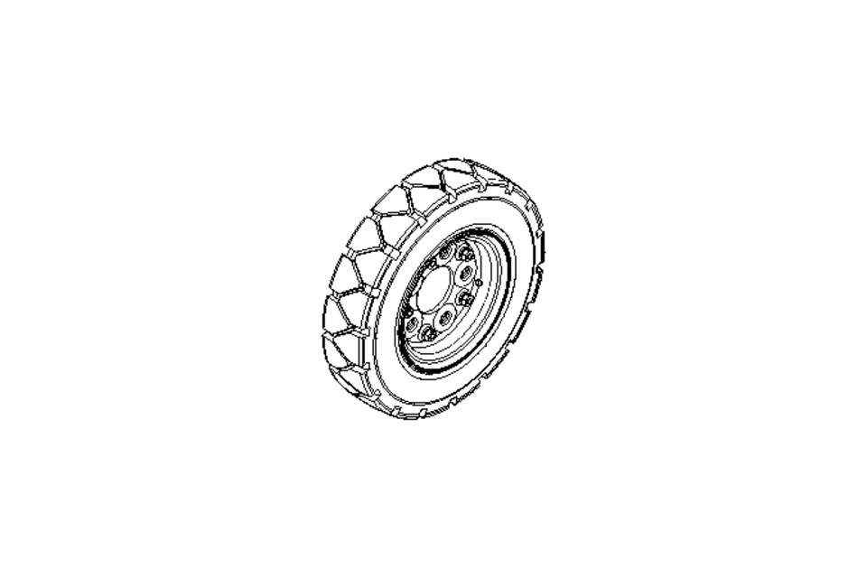 Roda móvel 400x100 400kg