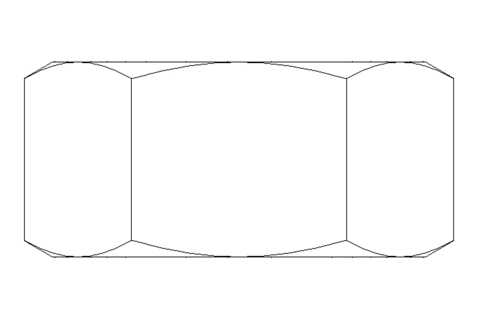 Hexagon nut M8 A2 DIN934