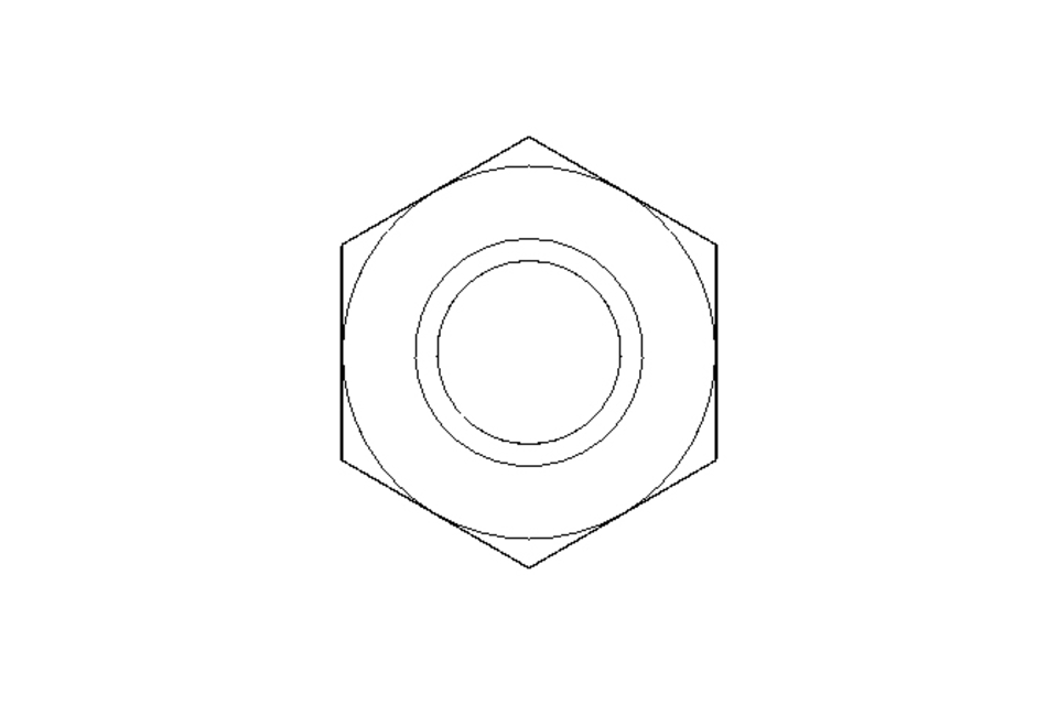 Écrou hexagonal M10 A2 DIN985