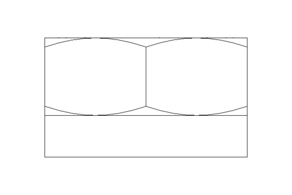 Hexagon nut M10 A2 DIN985