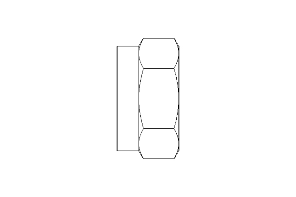 Hexagon nut M10 A2 DIN985