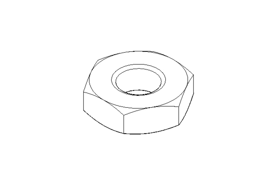 Hexagon nut M4 A2 DIN439