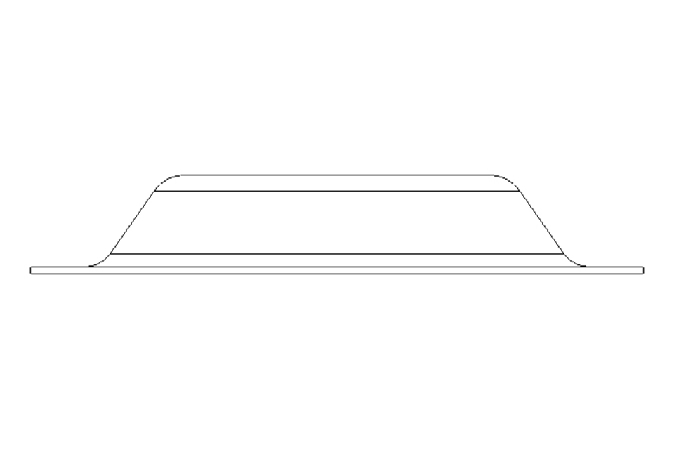 Membrane/diaphragm D=50 L/H=8 EPDM