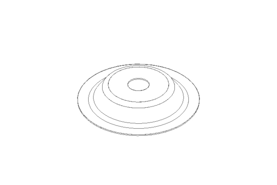 Membrana/diaframma D=50 L/H=8 EPDM