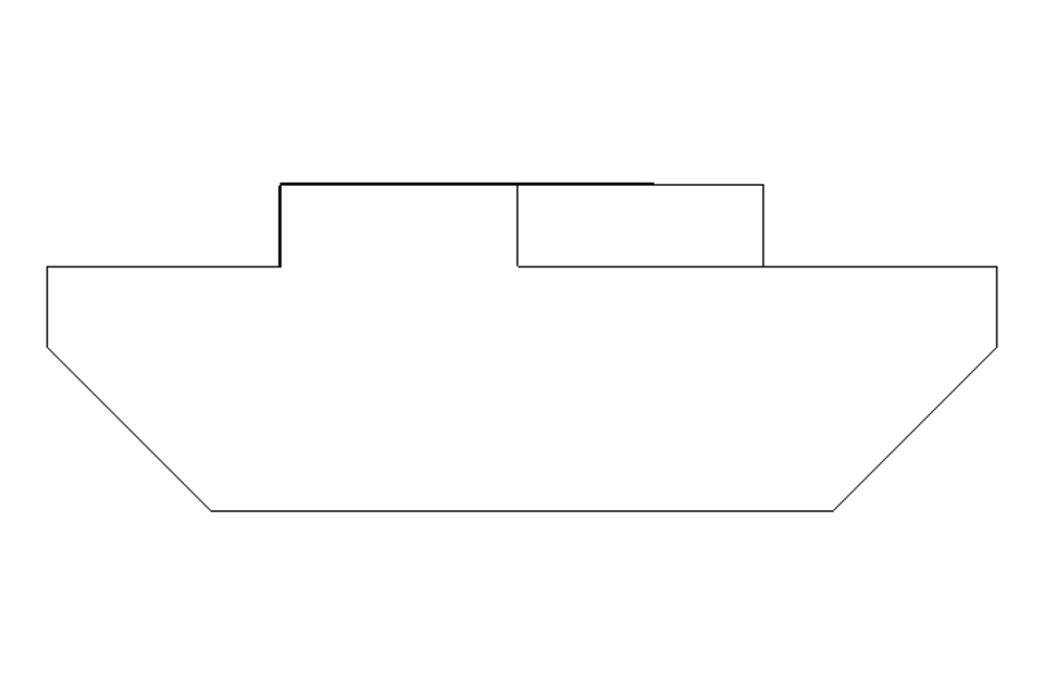 Hammer head nut T M4 / 6 St-Zn