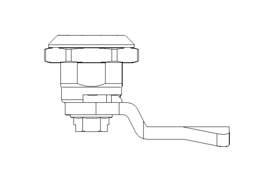 Hasp lock H26