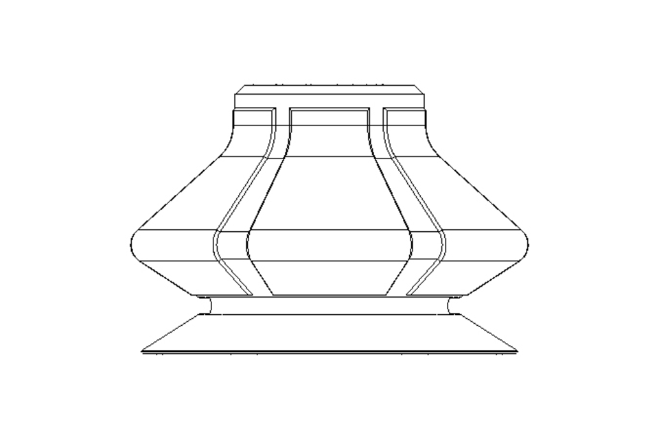 Balgsauggreifer D40 1,5 Falten