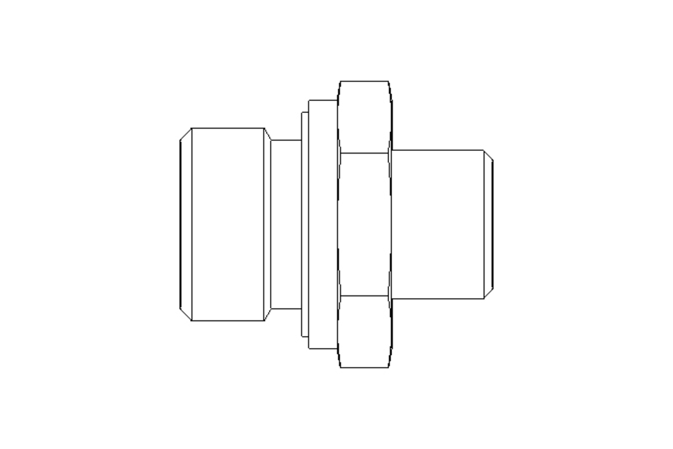 Connecting piece L 10 G1/2