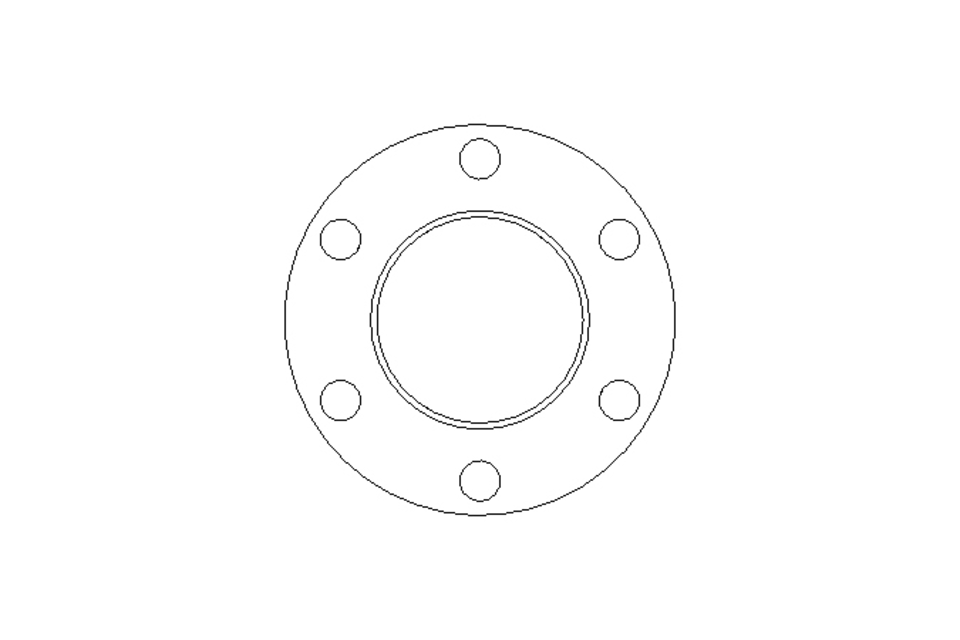 APV-Flansch ohne Nut PN25 DN65