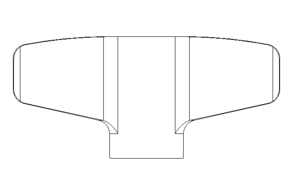 Flügelmutter M8x15 Edelstahl