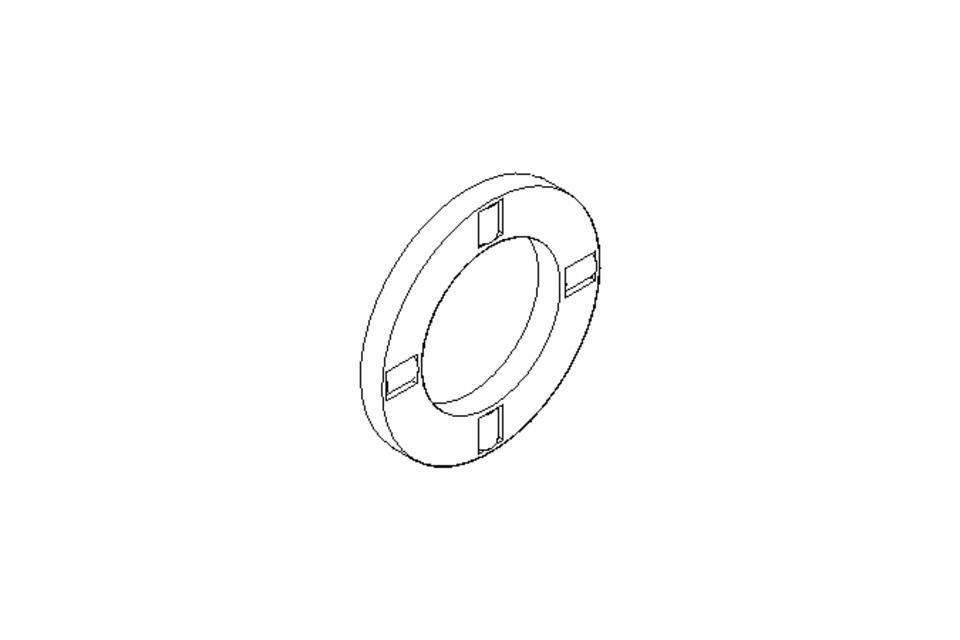 Cyl.thrust roller/cage ass K812 TV 50x78