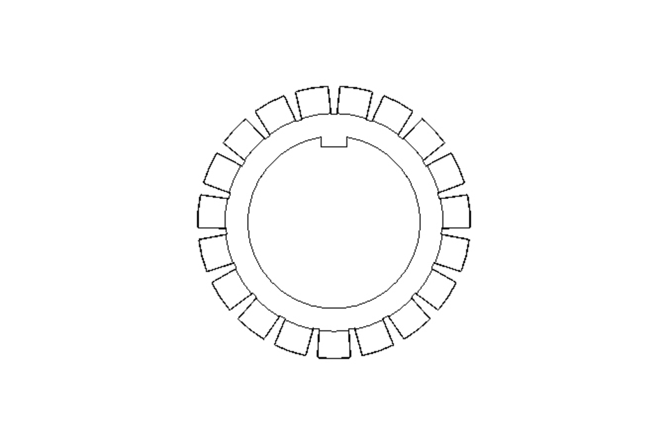 Sicherungsblech MB8 40x62 St-Zn DIN5406