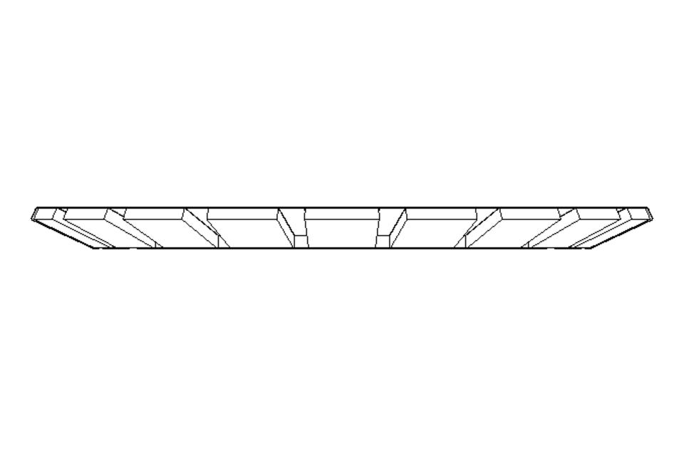 Sicherungsblech MB8 40x62 St-Zn DIN5406