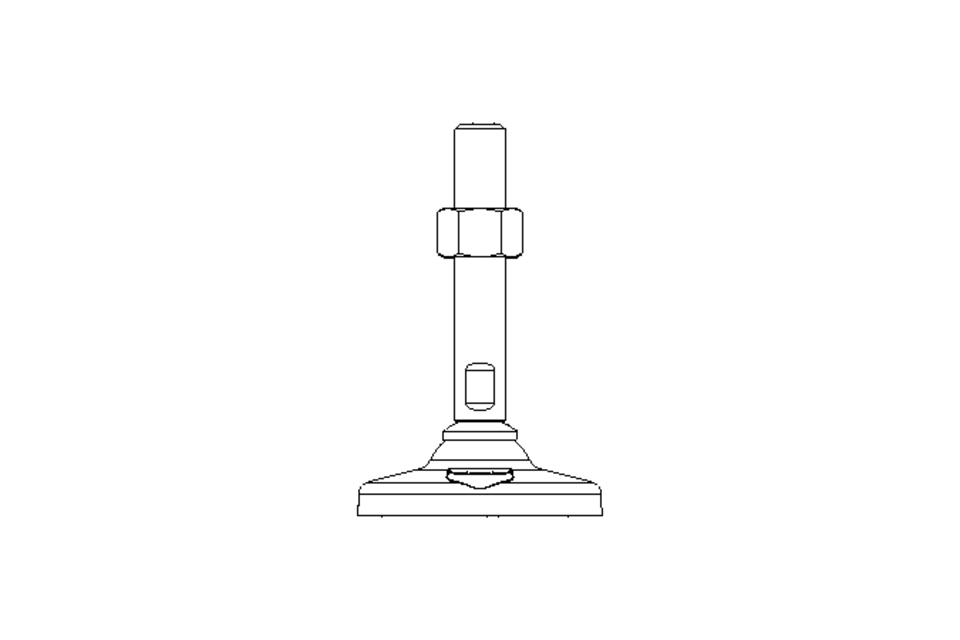 Gelenkfuß D=80 H=129 12000N M16