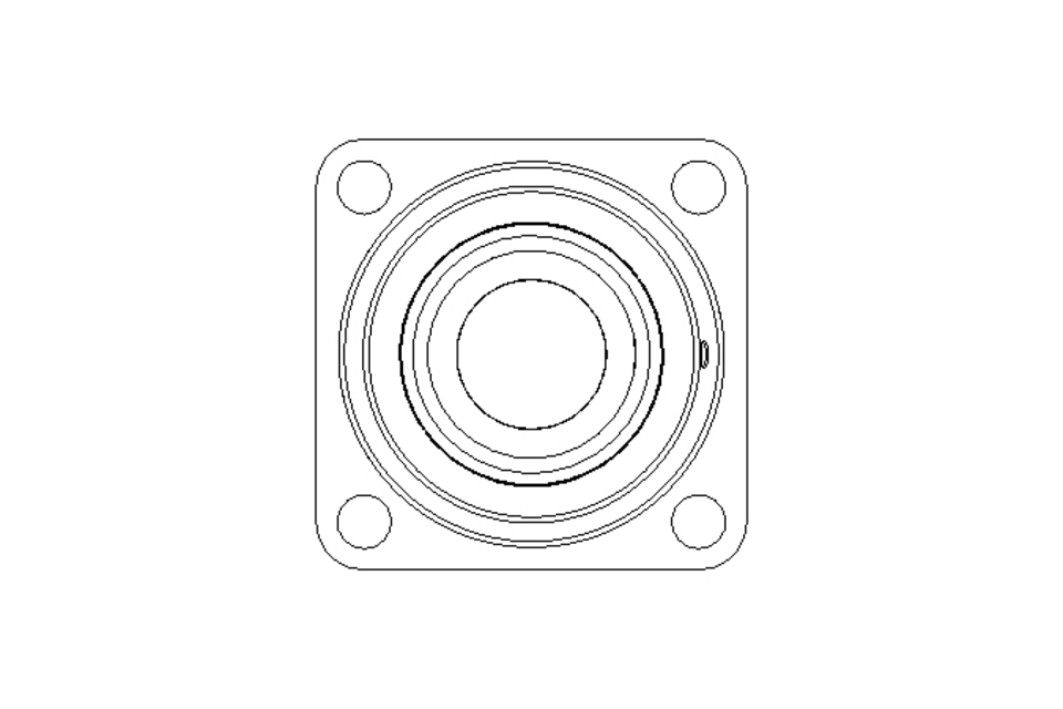 Flange bearing PCJ N 50/43.7x143