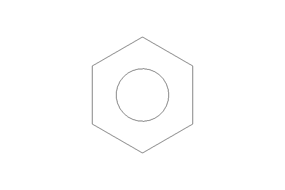 Hexagon nut M8 A4 DIN985