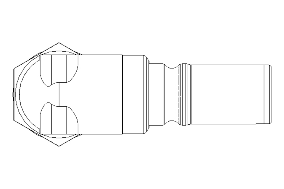 HOSE COUPLING  1/4