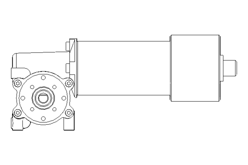 Gear motor 0.0293kW