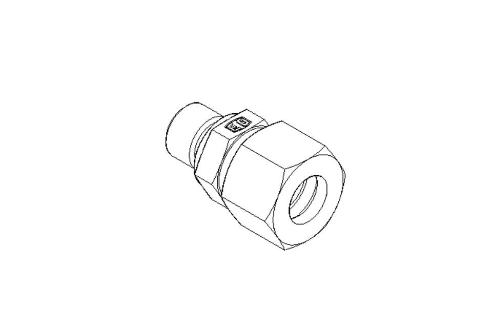 Pipe screw connector L 12 G1/4