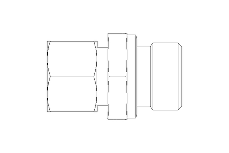 Pipe screw connector L 12 G1/2" 1.4571