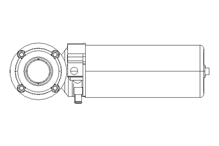 Butterfly valve, pn. K665D   DN 40