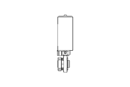 Butterfly valve, pn. K665D   DN 40