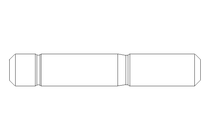 Stiftschraube M10x50 DIN938-flZn/720h