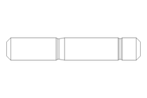 Stiftschraube M10x50 DIN938-flZn/720h