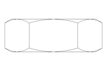 Tuerca hexagonal M12 A2 DIN936