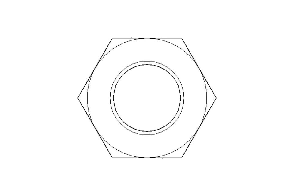Tuerca hexagonal M12 A2 DIN936