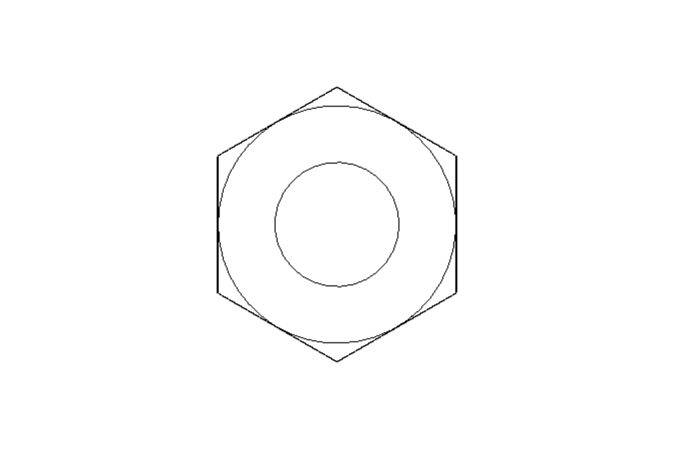 Tuerca hexagonal M8 A2 DIN982