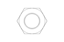 Hexagon nut M30 A2 ISO4035