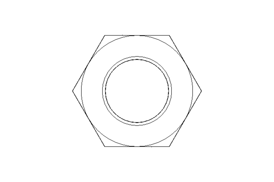 Écrou hexagonal M30 A2 ISO4035
