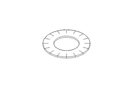 Serrated lock washer V 6.4 CNS DIN6798