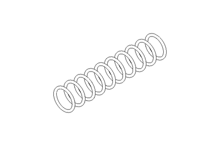 Druckfeder d=1,1 dm=5,9 L0=27