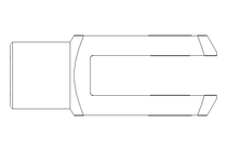 Gabelkopf G12x24